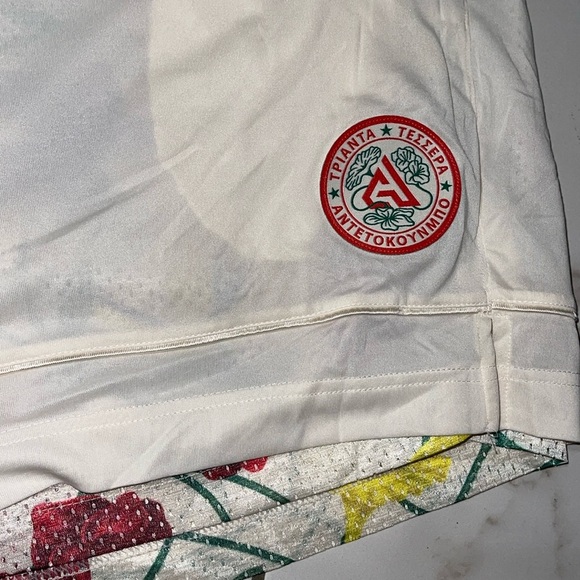 NIKE GIANNIS Reverse-able ISSUE BASKETBALL SHORTS in PALE IVORY/MALACHITE - Picture 14 of 15